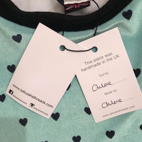 NWT Tallulah’s Threads Mint Green Love Bug Babydoll Dress - Picture 11 of 11